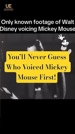 You’ll Never Guess Who Voiced Mickey Mouse First!