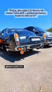 Môj Autičkársky VLOG - Štart Prúdnicovej Tatry 603 2.5 L V8 Vzduchom chladený / @matusrejta Instagram, TIKTOK, Facebook, YouTube @matusrejta Vážení Priatelia ospravedlňujem sa za zhoršenú kvalitu videa ale užite si Štart V8 Motora v Tatre 603 Vzduchom chladený 2.5 L V8 opäť buráca! Vážení Priatelia Písal sa rok 1955, keď svet po prvý raz uvidel Tatru 603 - luxusný automobil, ktorý sa stal symbolom elegancie, pokroku a moci vo vtedajšom ČeskoSlovensku. Výroba trvala až do roku 1975 a počas toho v