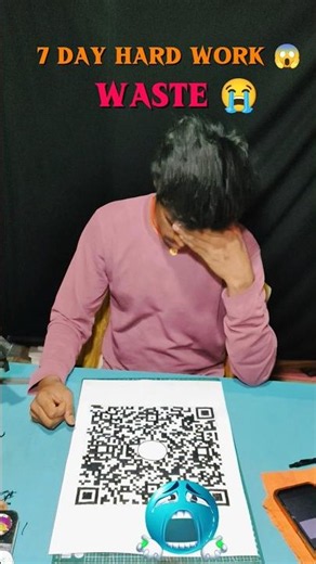 unique art in phone pay QR code 😱😭 #art #trending #shorts #explore #viral #youtube #drawing #unique