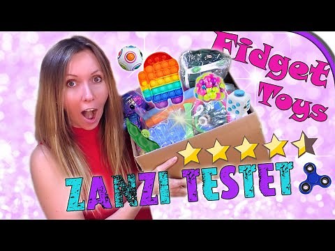 FIDGET TOYS Haul für 100 € von Amazon testen ❤️ Tipps und Tricks deutsch