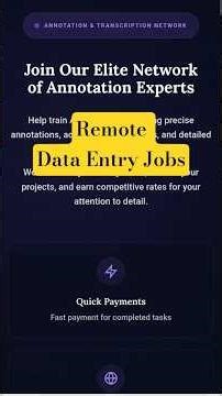 Freelance Data Entry Jobs | Remote Data Collection Jobs #dataentryjobsonline #freelancejobs #aijobs