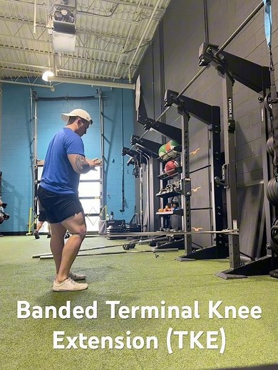 Banded Terminal Knee Extension (TKE) - Knee pain relief