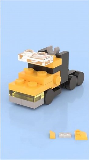 LEGO Micro Scania T-Cab Truck 🚛🧱 Pocket-Sized Freight King 🚛💨 #lego