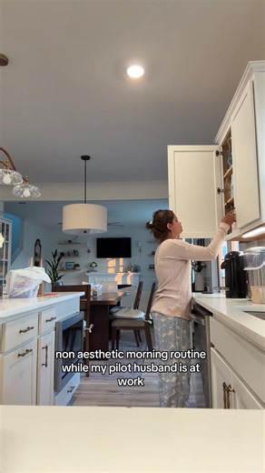 I don’t love mornings lol. Last night my oldest also woke me up at 2 and took an hour to fall back asleep, then he was back at 5:45. #morningroutine #sahm #pilotwife #aviationfamily