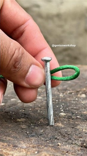 Wow One Handed Knot !