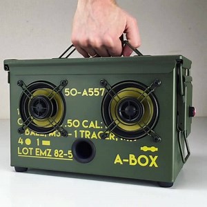 17K views · 722 reactions | "Since receiving my 50CAL A-BOX I haven't stopped listening to it, the sound is quality, bass levels and midtones are incredible, played it next to both my Bose sound bars and it blows them away. Awesome product, I will be ordering another:) Love this thing " - Cye Hayes. | Thodio | Facebook