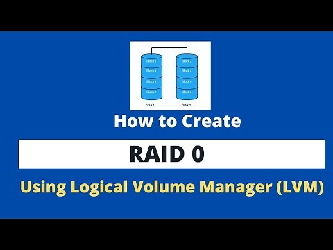 How to create RAID 0 with LVM in Linux Server