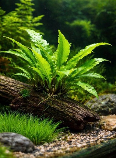 Live Java Fern Aquarium Plant – Easy Low Light Freshwater Plant for Tanks - Etsy