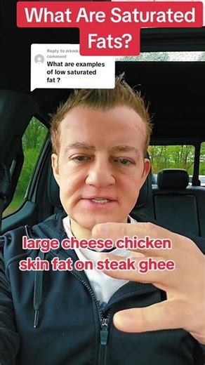 What are examples of high or low saturated fats? #saturatedfat #cholesterol #medicine