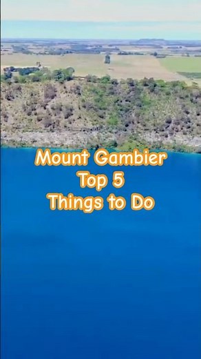 🌿 Mount Gambier Top 5 Things to Do #mountgambier #southaustralia #caves #lakes #bluelake