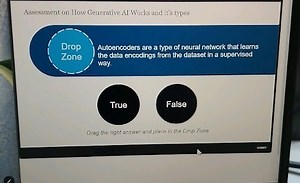 Assessment on How Generative AI Works and it's typesDrop Zone... | Filo