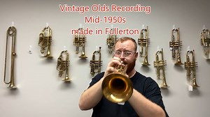 Check out this vintage Olds Recording from the mid 1950s that we have in the shop right now! https://www.austincustombrass.biz/vintage-olds-recording-trumpet-made-in-fullerton-from-mid-1950s | Austin Custom Brass