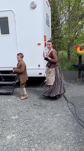 Joanne Thomson: shoutout to all the other UK mums on Mother’s Day learning tik tok dances for their children. @Outlander_STARZ @starzplayuk #McCallumYoungTeam | Outlander America