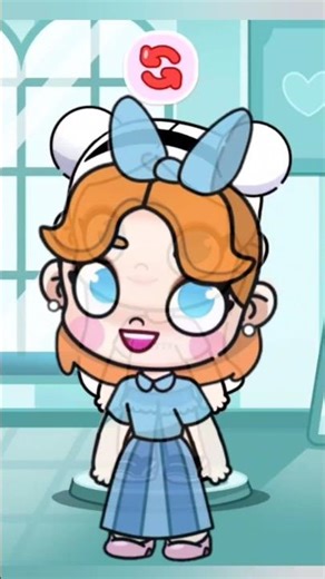 💙 Wendy Darling Disney Princess Inspired Look In Avatar world #pazu #avatarworld #shorts