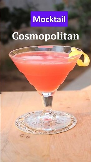Cosmopolitan Mocktail | Non-Alcoholic