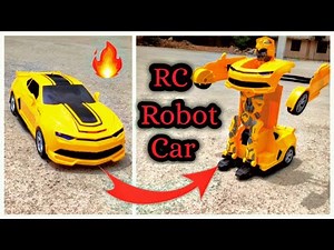 Remote Control Robot Car Unboxing !! Transformer car toy video