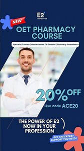 OET Pharmacy Course on E2Language