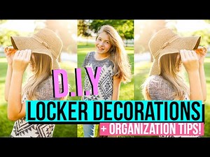 Back To School: DIY Locker Decorations!!