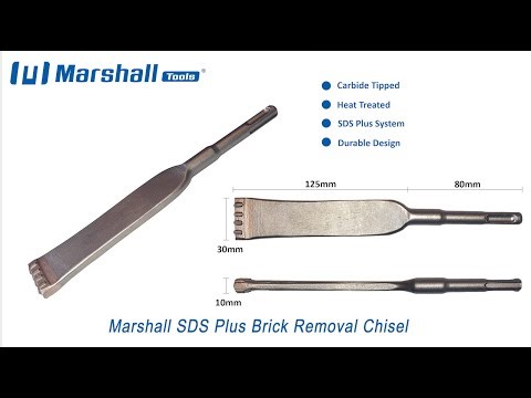 Marshall SDS Plus Brick Removal Chisel