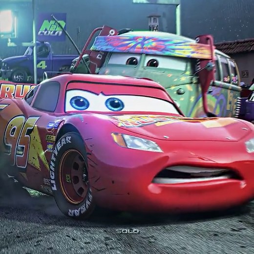 Lightning McQueen Faces Storm in Epic Cars Edit