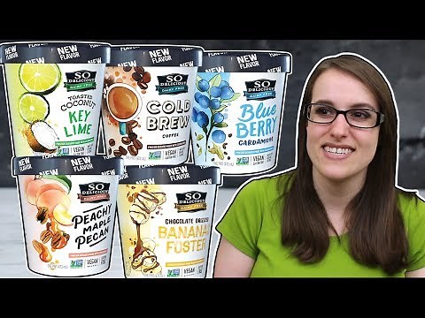 Trying 5 New Vegan Ice Cream Flavors from So Delicious Dairy Free
