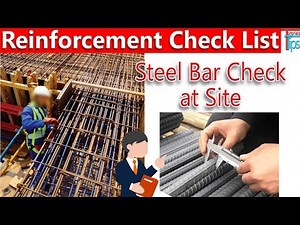 Reinforcement Check List | Steel Bar Check List | Inspection CheckList