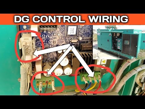 Dg set control wiring diagram/generator control wiring.