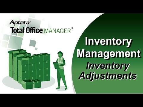 How to Create and Use Inventory Adjustments in Total Office Manager