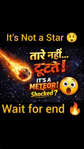 The truth behind shooting stars 🌠😱 || shooting stars || #shorts #facts #shootingstar #education