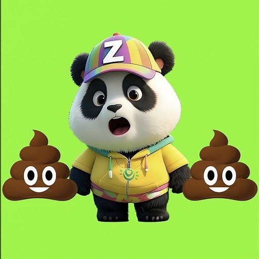 The Perfect Panda Reaction for [poop 💩]
