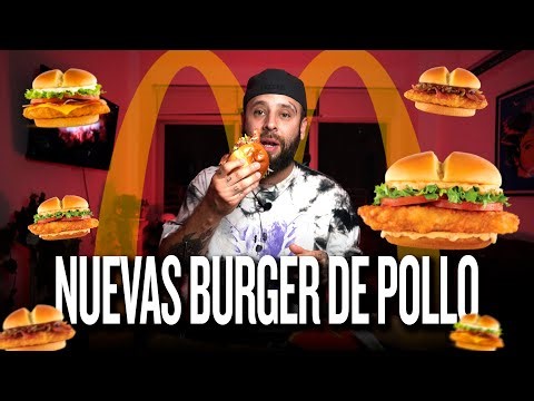 LA NUEVAS HAMBURGUESAS DE POLLO DE MC DONALDS