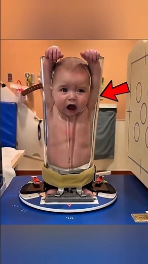 This is how a chest X-ray is taken safely for infants. #shorts