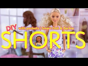 DIY - How to Make: Doll Shorts with Real Working Pockets | Sewing Craft