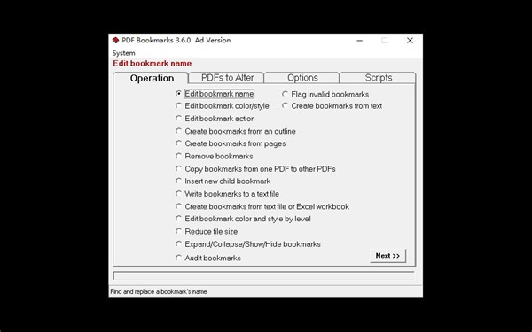 如何提取 PDF 文件中的书签文字？
