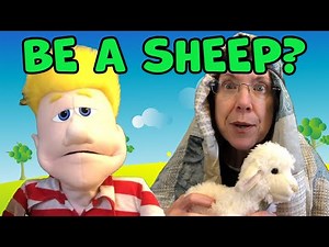 The Lord Is My Shepherd Psalm 23:1. Object lesson for kids with a cute lamb!