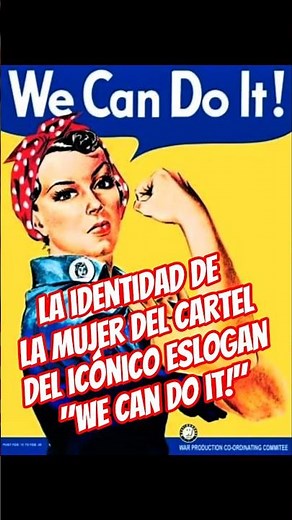 The identity of the woman in the poster with the iconic slogan "We can do it!" #InternationalWome...
