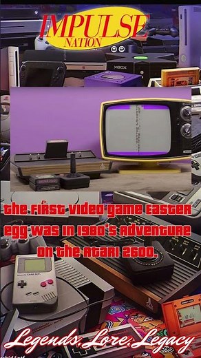 The first video game Easter egg was in 1980's Adventure on the Atari 2600.