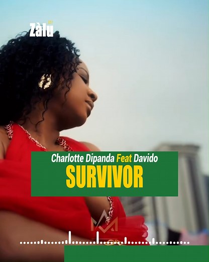 Alerte Teaser 🟢🟡 C’est officiel 🔥 Le titre “Survivor”, la collaboration tant attendue entre Davido et Charlotte Dipanda officiel , débarque le 07 novembre 2025 ! 💥 Deux voix, une seule vibe : l’Afrique en harmonie. Ca s’annonce puissant. #Zàlu | Zàlu 237