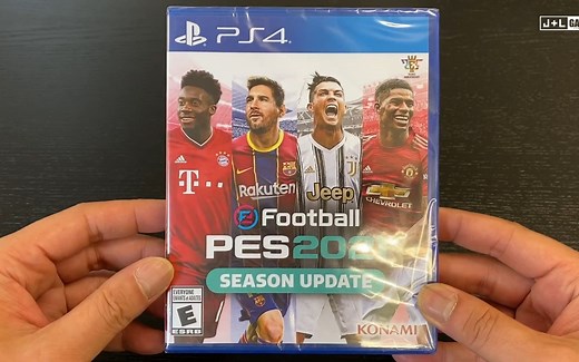 实况足球2021 ps4 实体游戏光盘拆封 PES Pro Eveolution Soccer 2021 Unboxing - PlayStation 4