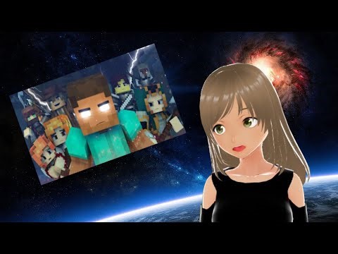 Reacting to Rainimator's Minecraft Music Video "Demons" 🎵