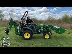 John Deere 2025R TLB Walk-around and Overview: Shenna's Green Garage