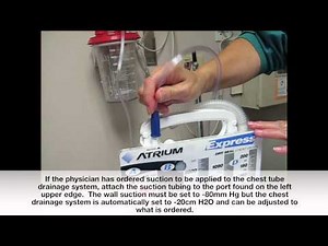 Atrium chest drainage