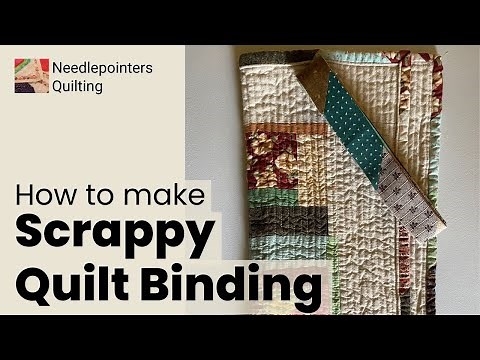 How to make a scrappy quilt binding