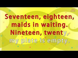 Karaoke Rhymes - One two buckle my shoe