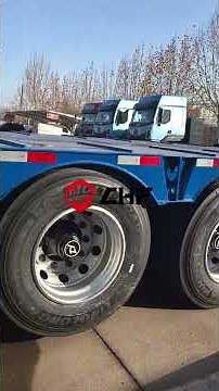 3-axle detachable gooseneck low flatbed trailer,low bed trailer customize,flatbed trailer heavy duty