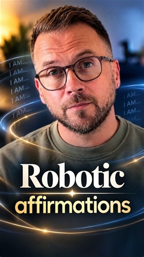 Robotic affirmation deep dive on my channel available now. #manifestation #lawofattraction