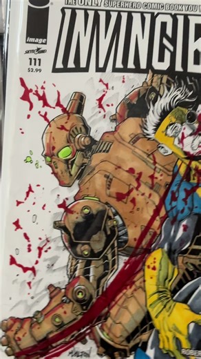 Invincible 111 blank sketch variant with a bad ass Robot vs Invincible sketch 🔥🔥🔥by@cartoonmusclex link in bio#boomercomics #comictok #invincible #invinciblesketch #comicart