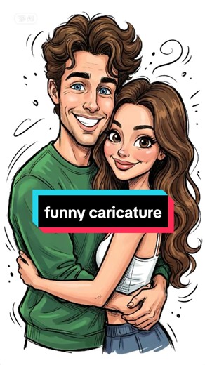 Funny caricature #globalaidc #ainesia #genaicapcut #kreasiaicapcut #caricature #fyp #trend #CapCut