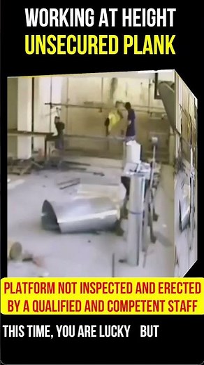 scaffolding collapse | Fall prevention | scaffold #safetyfirstlife