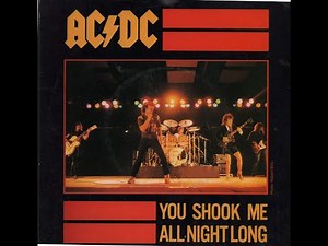 AC/DC - You Shook Me All Night Backing Track w/ Vocals